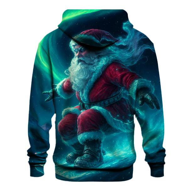 Aurora Trailblazer Santa embroidered hoodies
