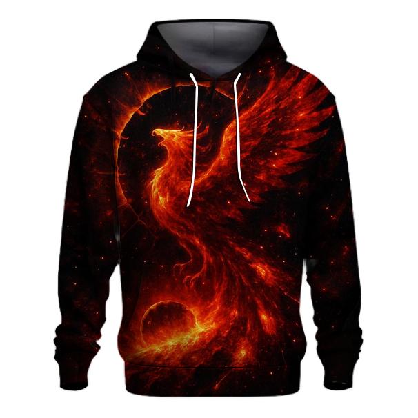 Stellar Phoenix Awakening pullover hoodies