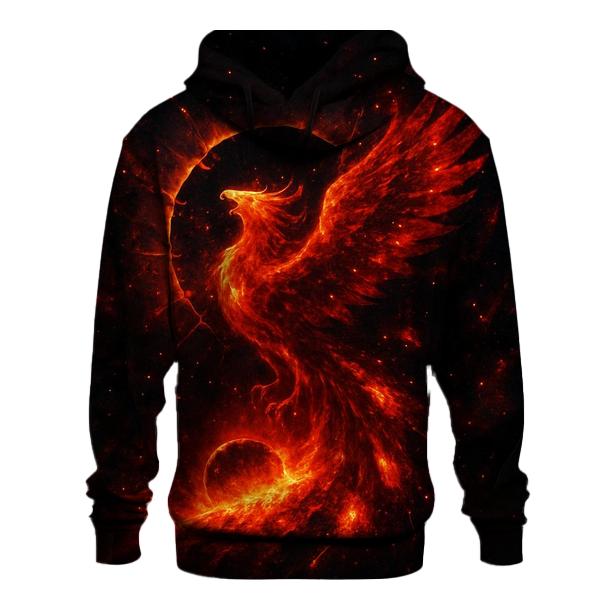 Stellar Phoenix Awakening pullover hoodies