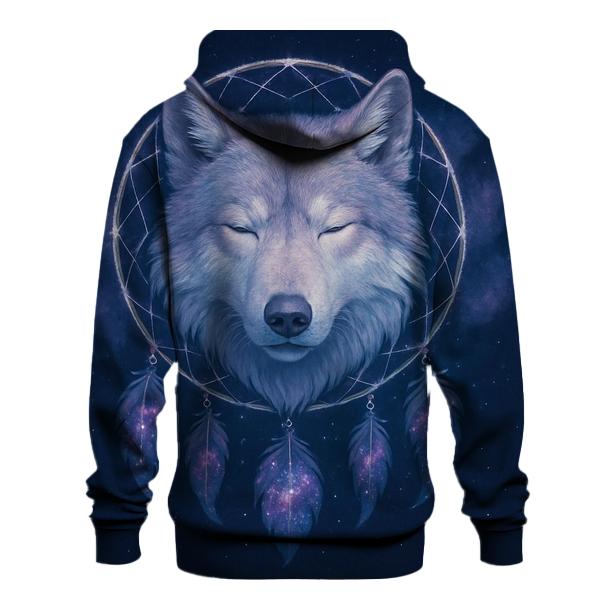 Celestial Dreamcatcher Wolf hoodie designs
