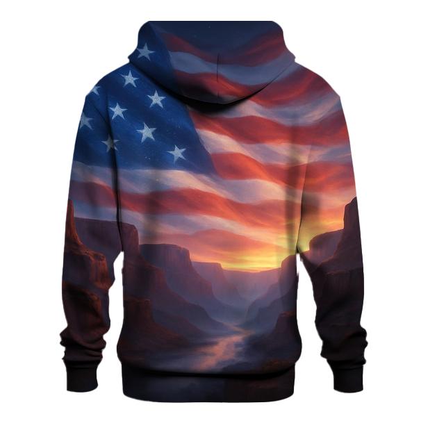 Celestial Stripes Over Canyon Dawn pullover hoodies