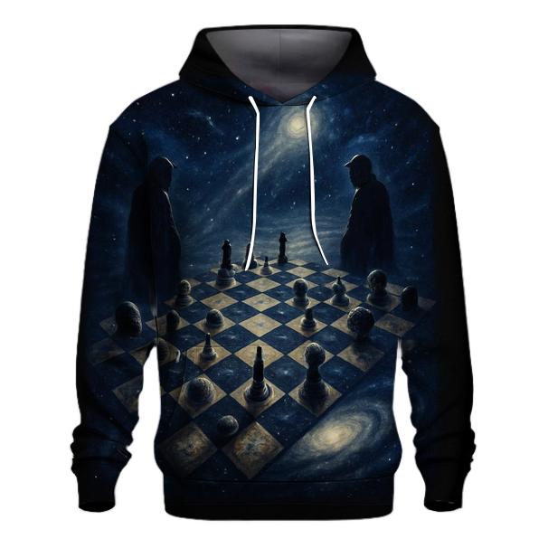 Celestial Chessboard Horizon custom hoodies