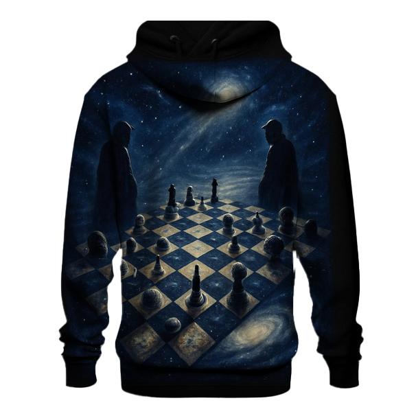 Celestial Chessboard Horizon custom hoodies