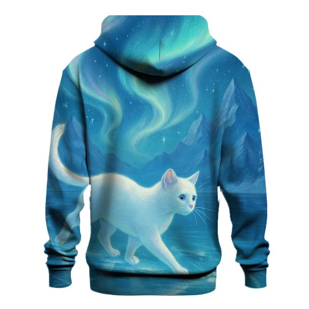Aurora Ice Skater Snow Cat hoodie trends