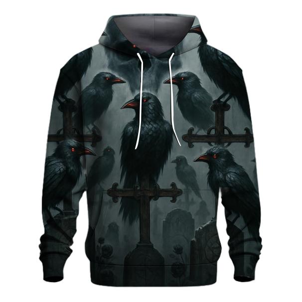 Ravens Of The Iron Cemetery printed hoodies