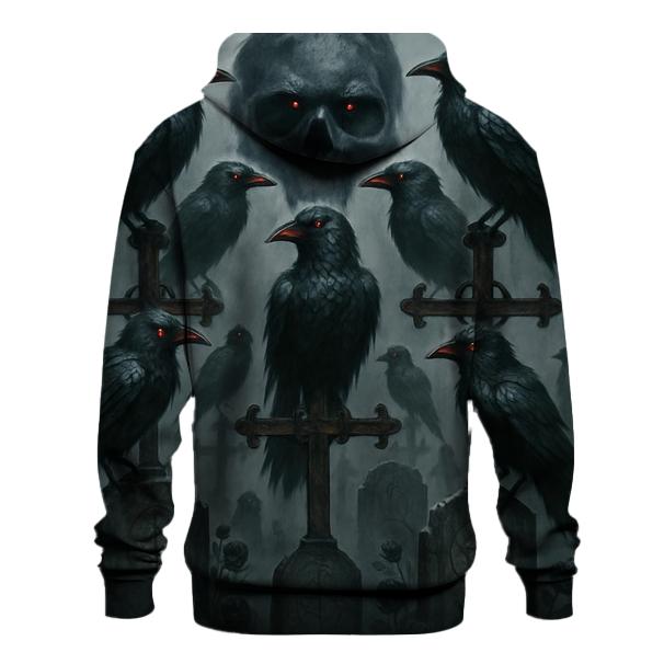 Ravens Of The Iron Cemetery printed hoodies