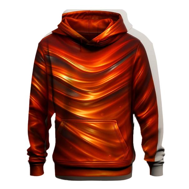 Luminous Tide Gradient Waves designer hoodies