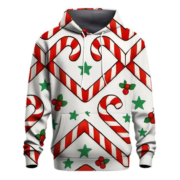Candy Cane Chevron Parade premium hoodies
