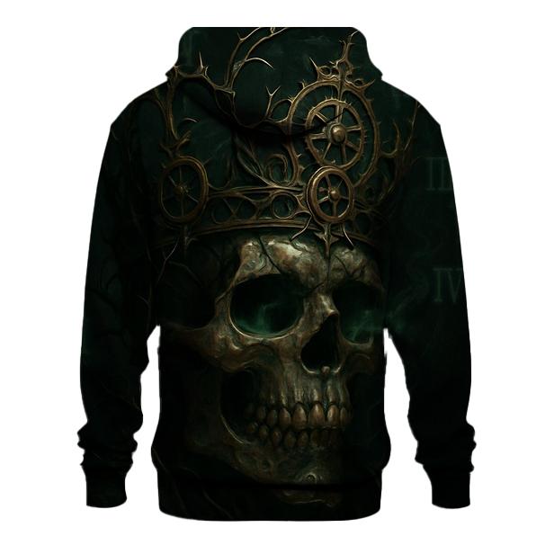 Crown Of Thorns And Clockwork embroidered hoodies