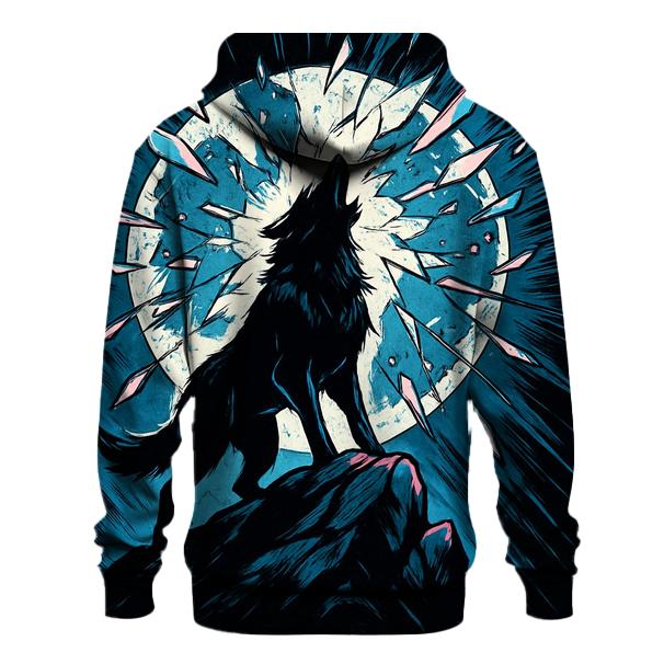 Shattered Moon Howl Wolf hoodie designs