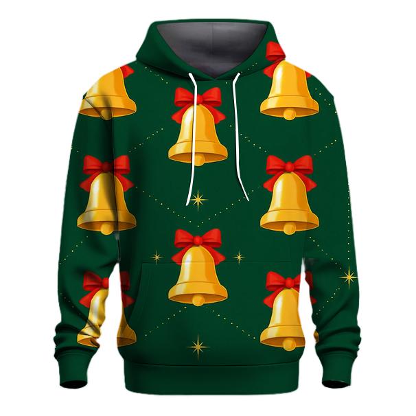 Golden Bell Constellation On Emerald pullover hoodies