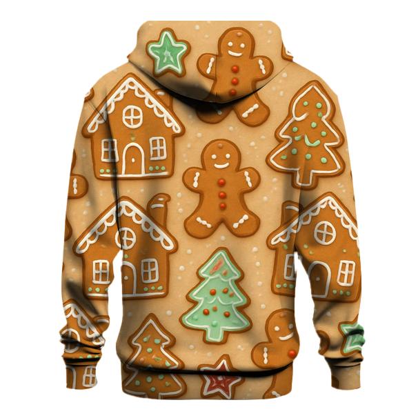 Gingerbread Village Scatter On Soft Beige hoodie trends