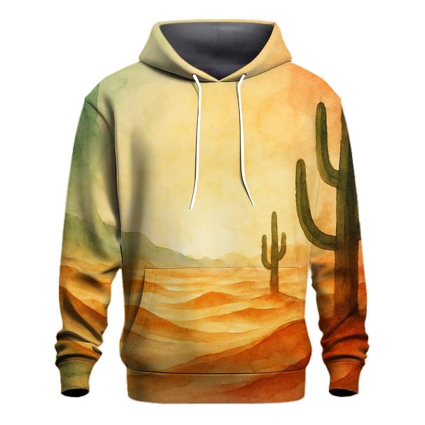 Mexican Flag Desert Cactus Mirage graphic hoodies
