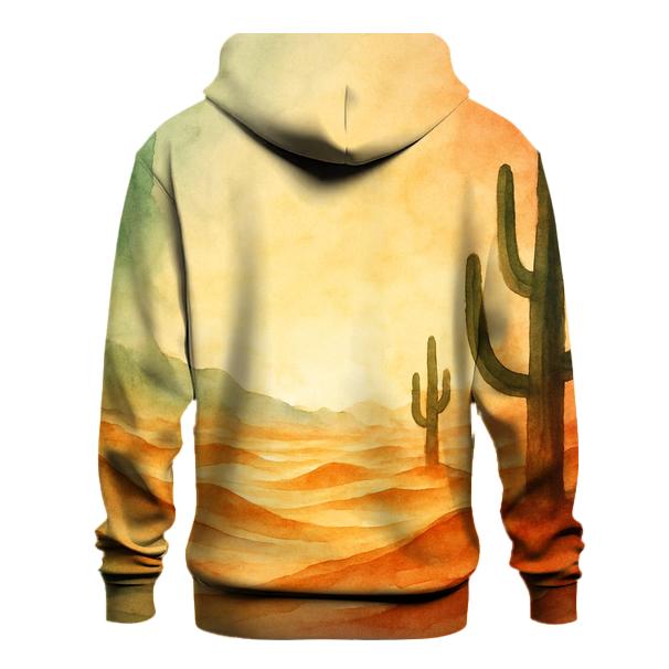Mexican Flag Desert Cactus Mirage graphic hoodies