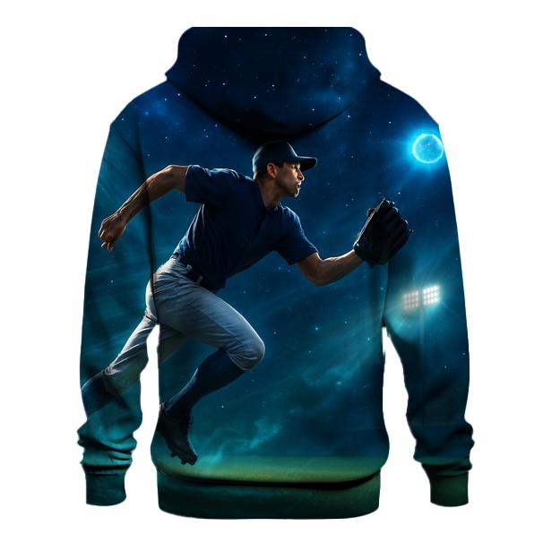 Galactic Outfield Chase designer hoodies