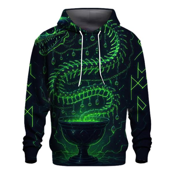 Serpent In The Void Chalice embroidered hoodies