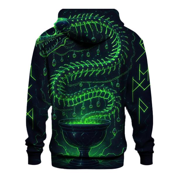 Serpent In The Void Chalice embroidered hoodies