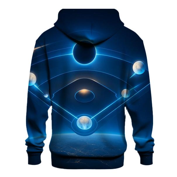 Orbiting Bases Under Blue Eclipse hoodie trends