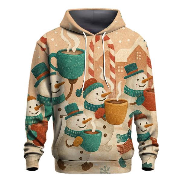 Snowman Hot Cocoa Parade pullover hoodies