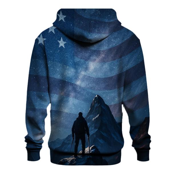 Mountain Summit Star Field Banner custom hoodies