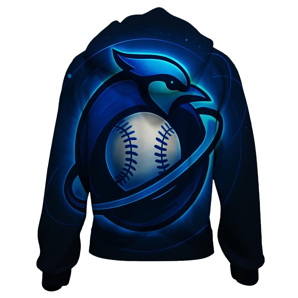 Orbiting Outfield Blue Jays Ring printed hoodies