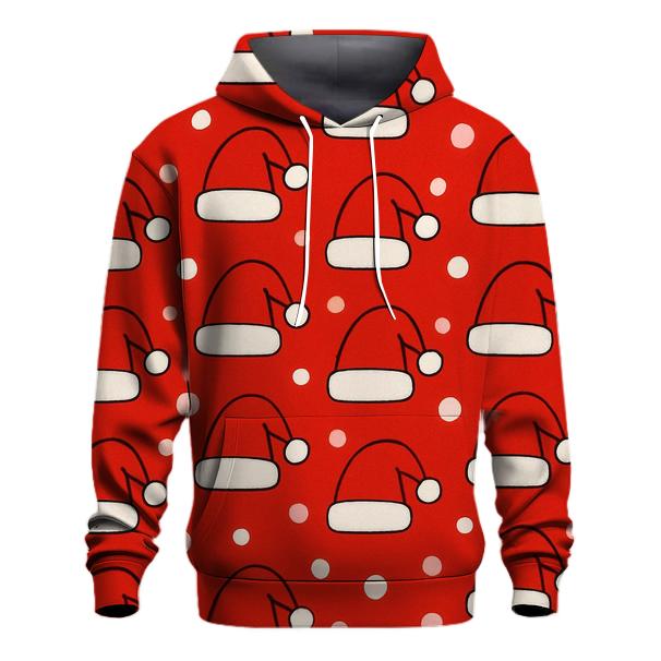 Santa Hat Polka Rhythm pullover hoodies