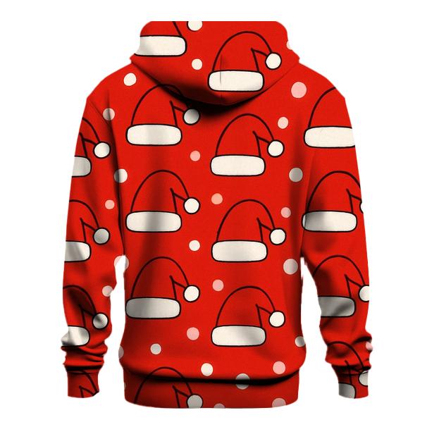 Santa Hat Polka Rhythm pullover hoodies