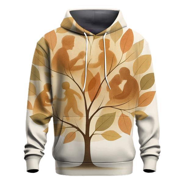 Grateful Leaves Family Tree lightweight hoodies