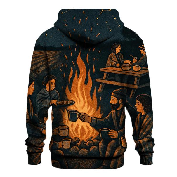 Campfire Story Harvest Night graphic hoodies