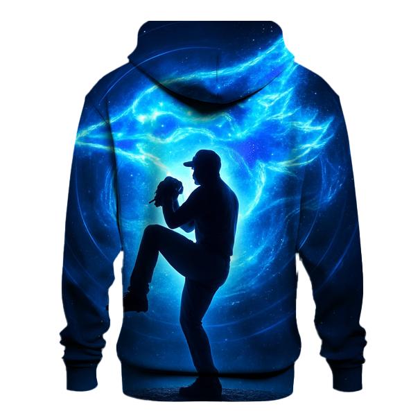 Blue Jays Nebula Pitcher Halo printed hoodies