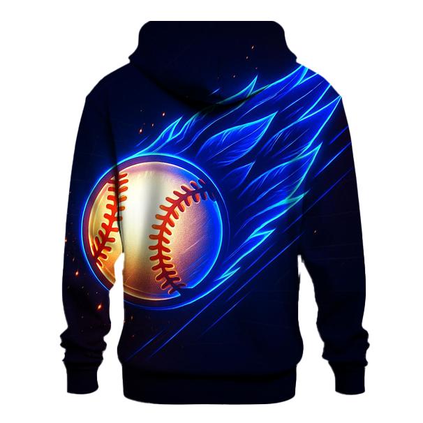 Feather Comet Ball Blue Jays Trail printed hoodies
