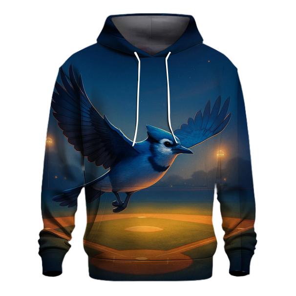 Blue Jays Horizon Glide Over Diamond Lights graphic hoodies