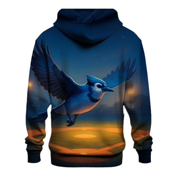 Blue Jays Horizon Glide Over Diamond Lights graphic hoodies