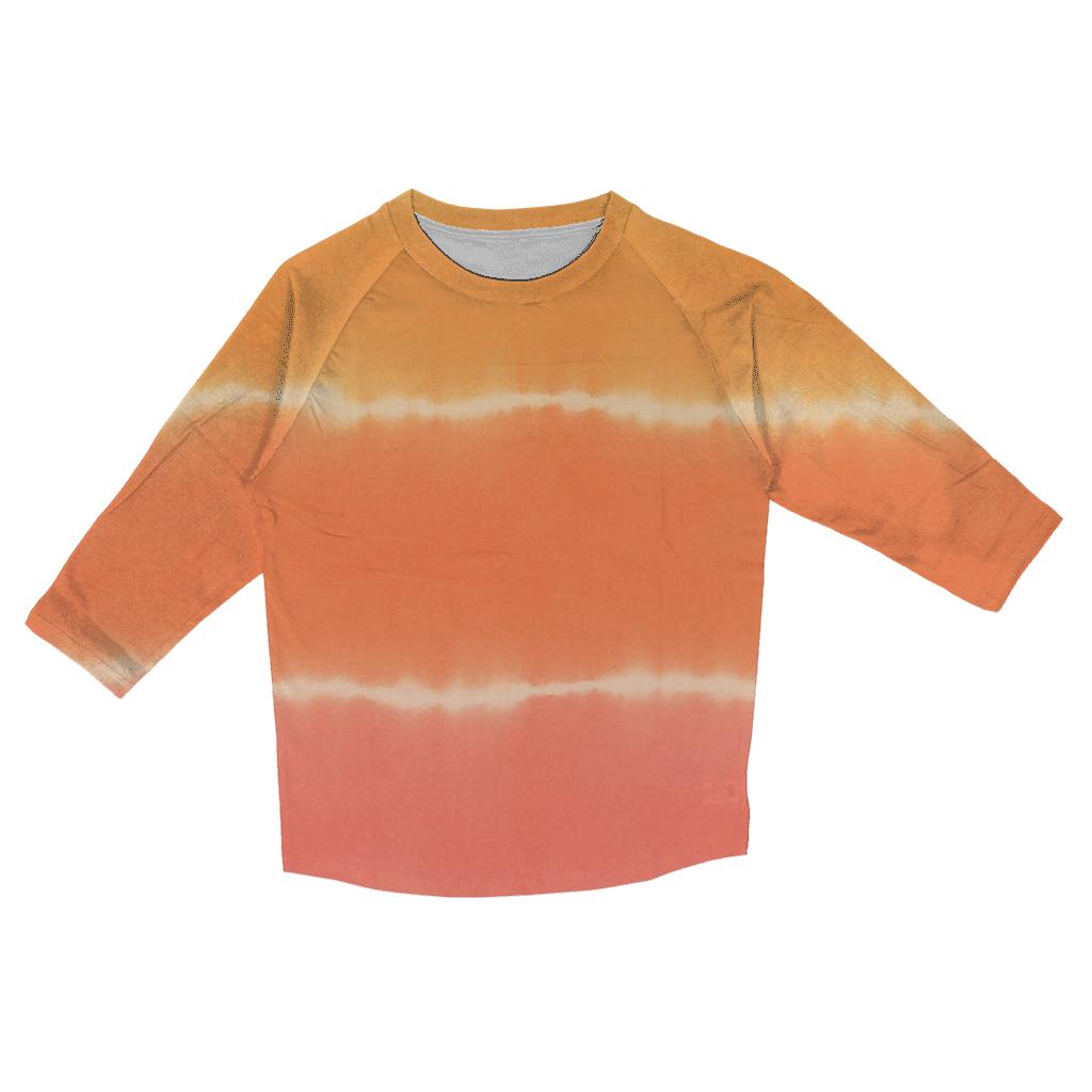 Citrus Horizon Stripe Fade designer 3/4 sleeve blouses