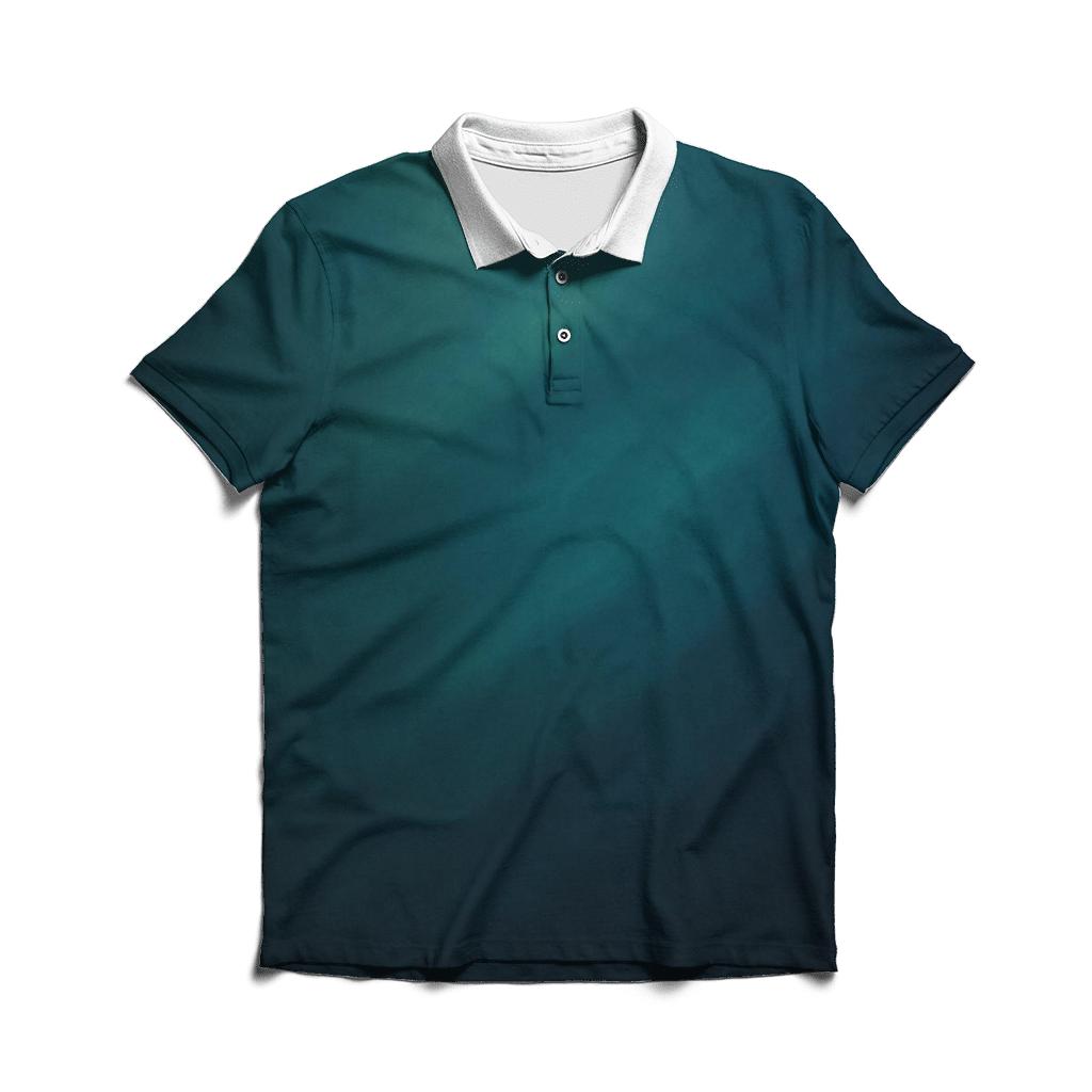 Midnight Lagoon Drift personalized polo shirts