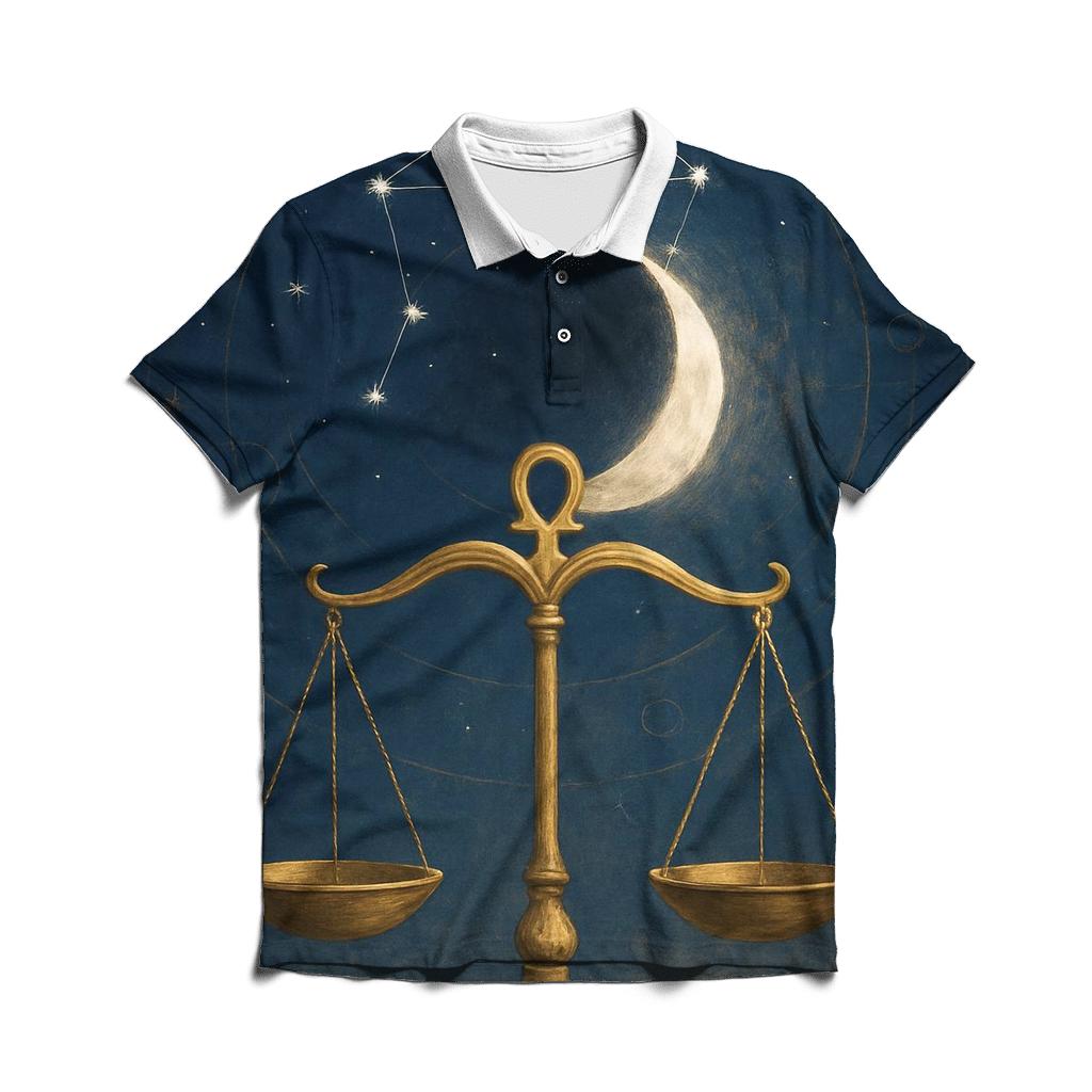Luminous Libra Eclipse Balance designer slim fit polos