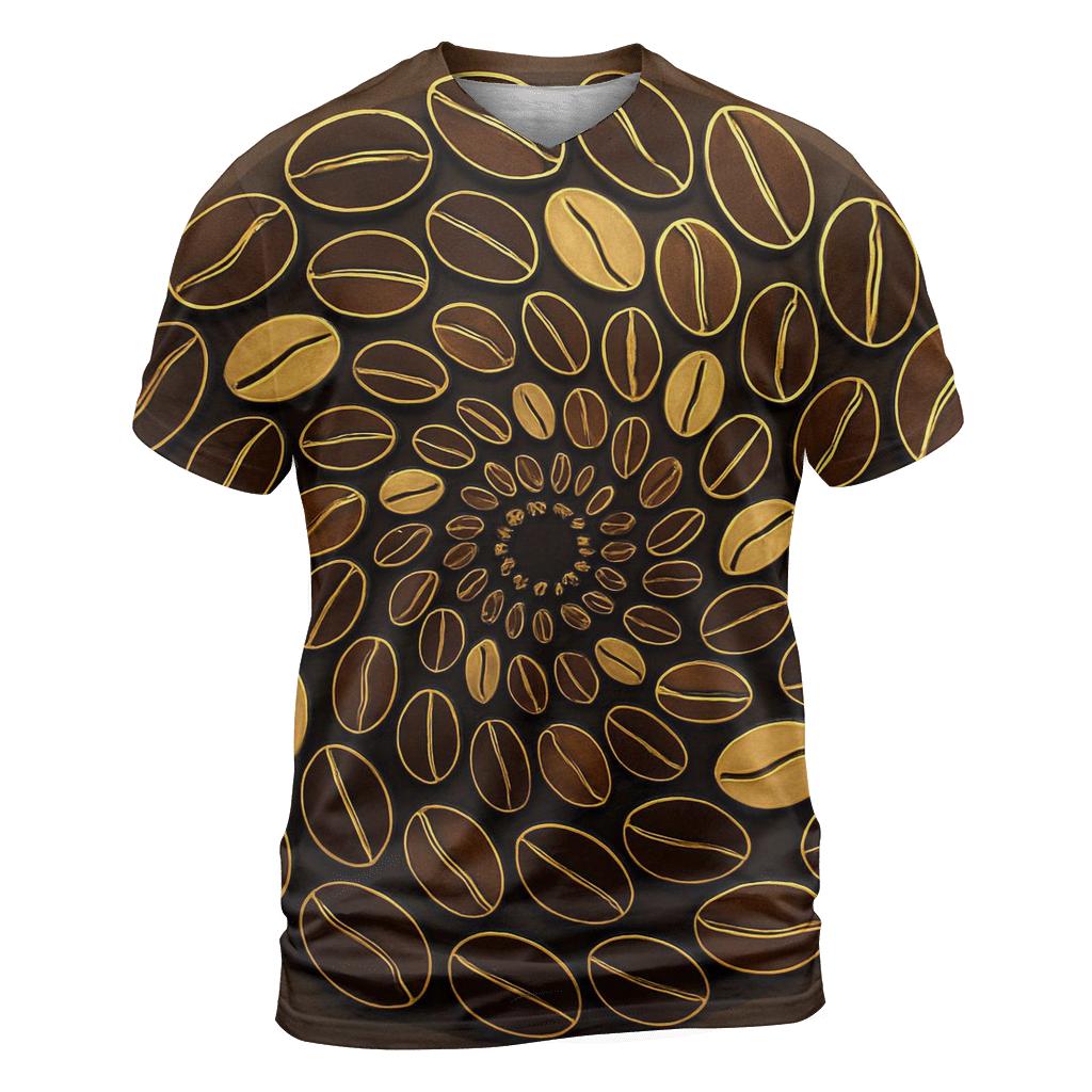 Golden Roast Spiral designer pattern shirts