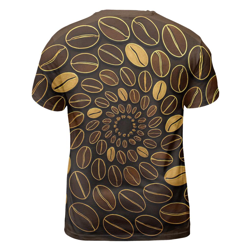 Golden Roast Spiral designer pattern shirts
