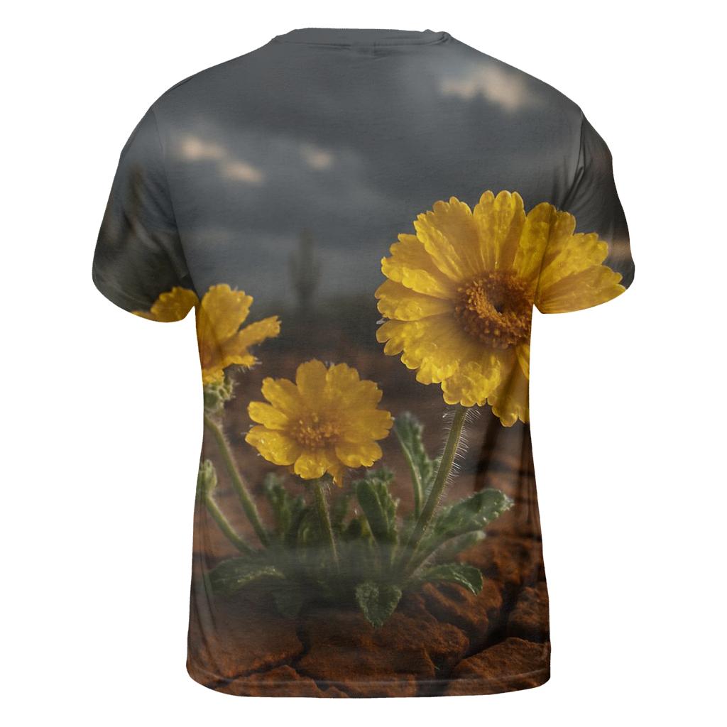 Desert Marigolds After First Monsoon designer pattern shirts