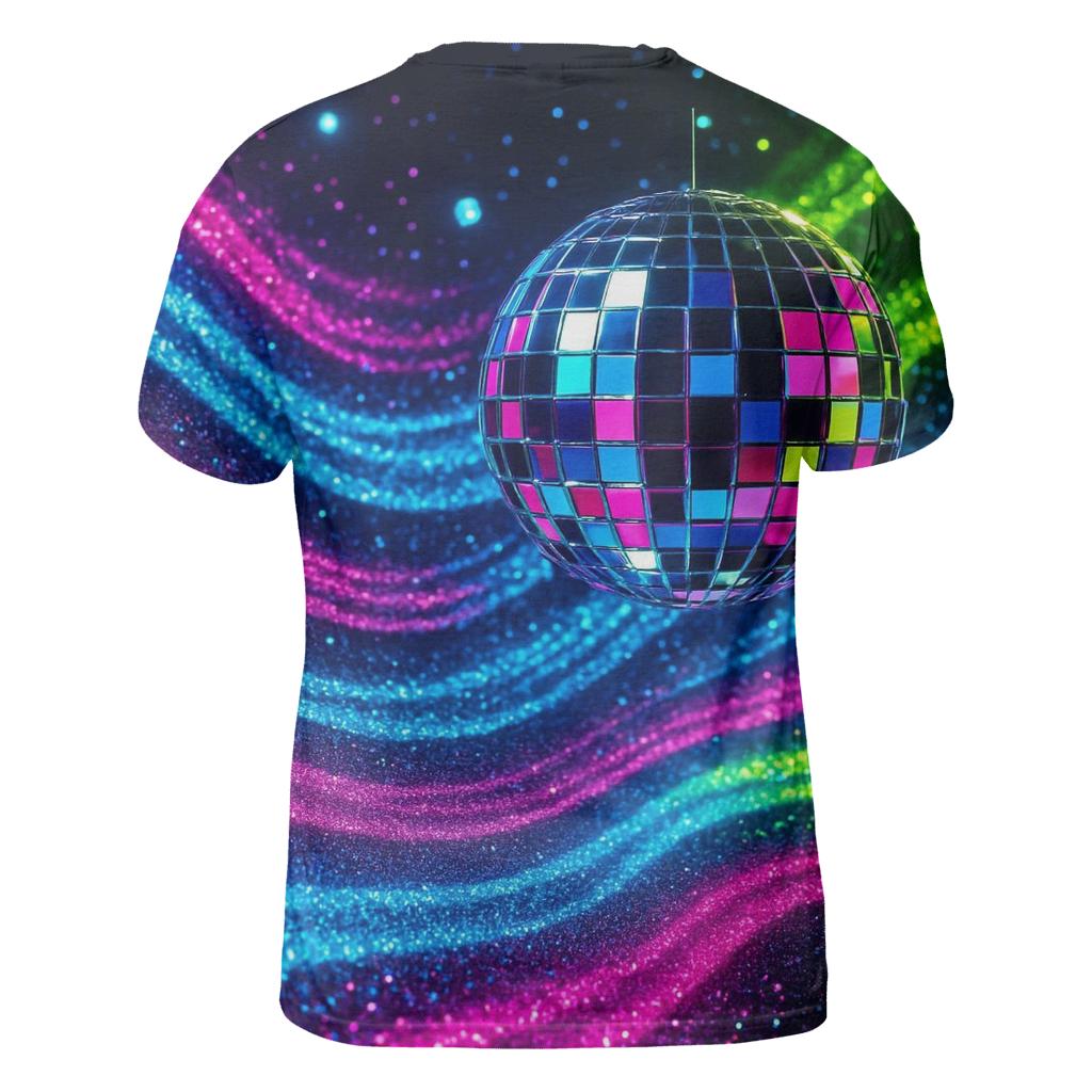 Electric Mirage Disco Wave trendy printed shirt styles