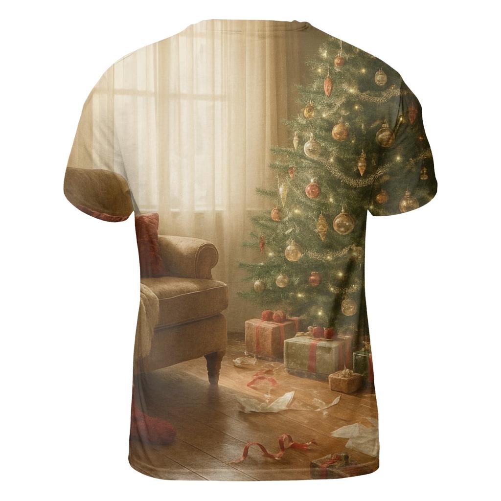 Christmas Morning Sunlight On The Tree artistic all-over print tops