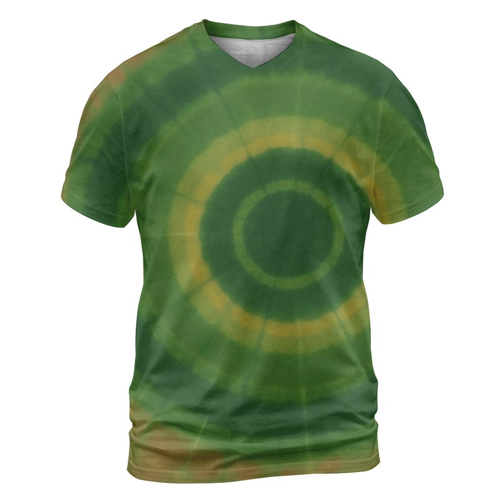 Overdye Forest Echo Rings artistic all-over print tops