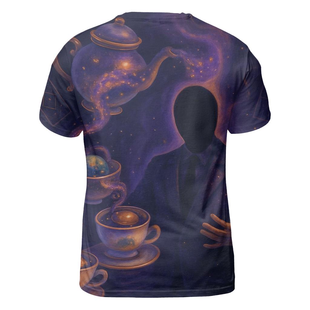 Cosmic Tea Party Roulette trendy printed shirt styles