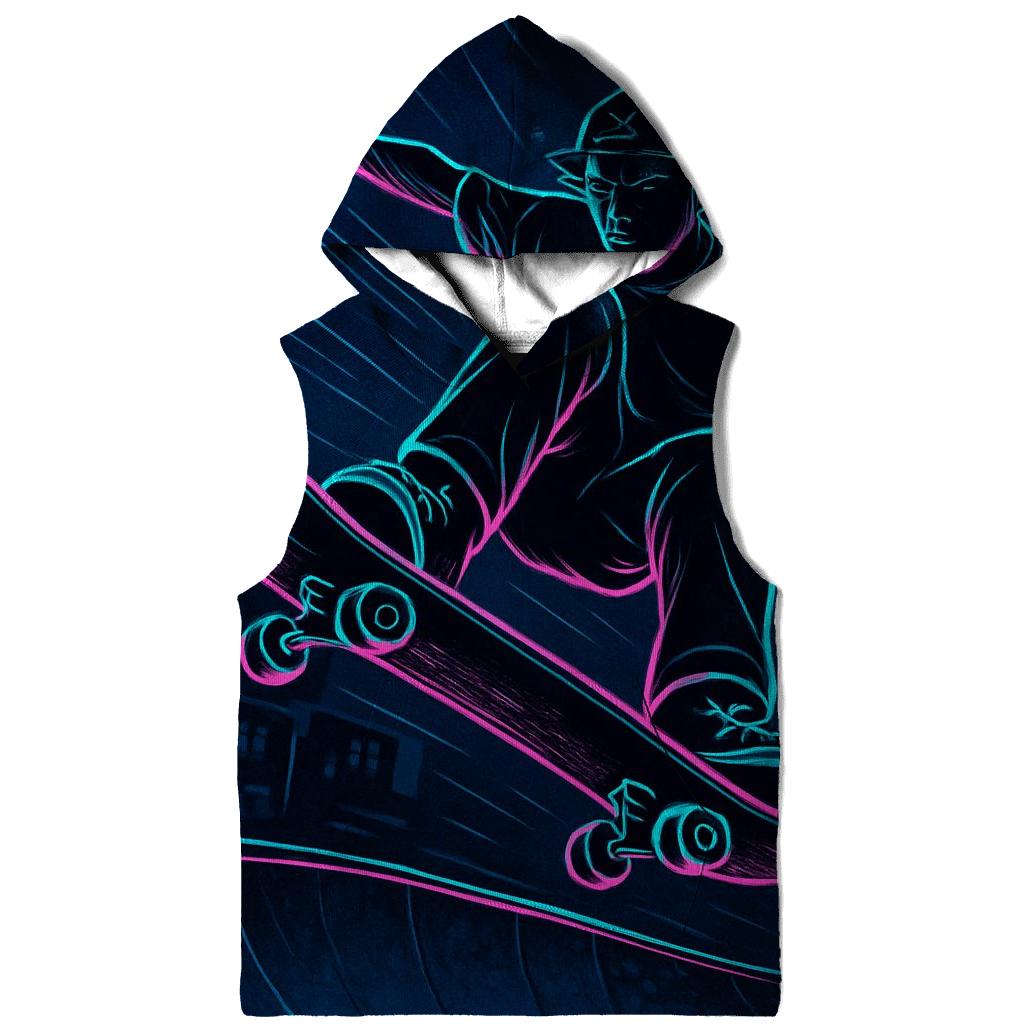 Neon Urban Skate Park Session printed hoodies