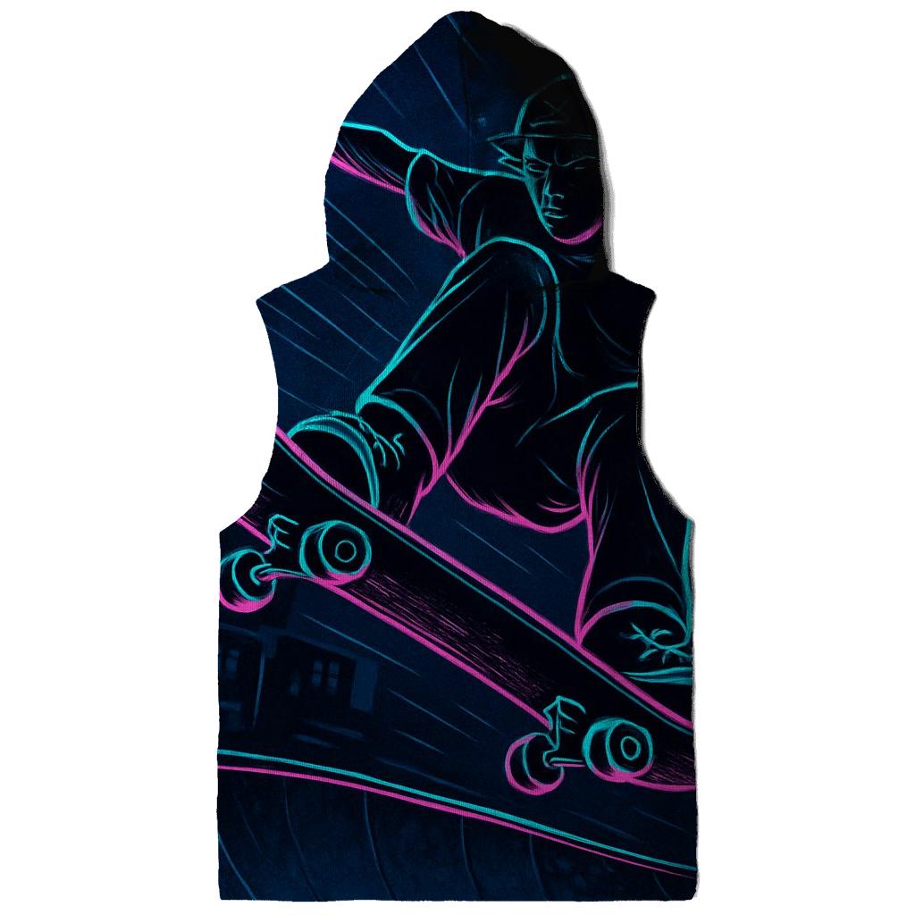 Neon Urban Skate Park Session printed hoodies