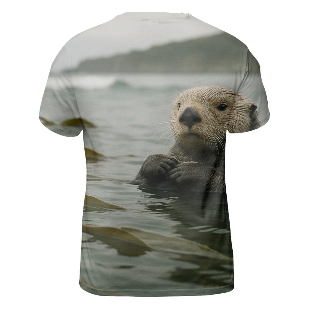 Kelp Forest Sea Otter Rest statement graphic shirts