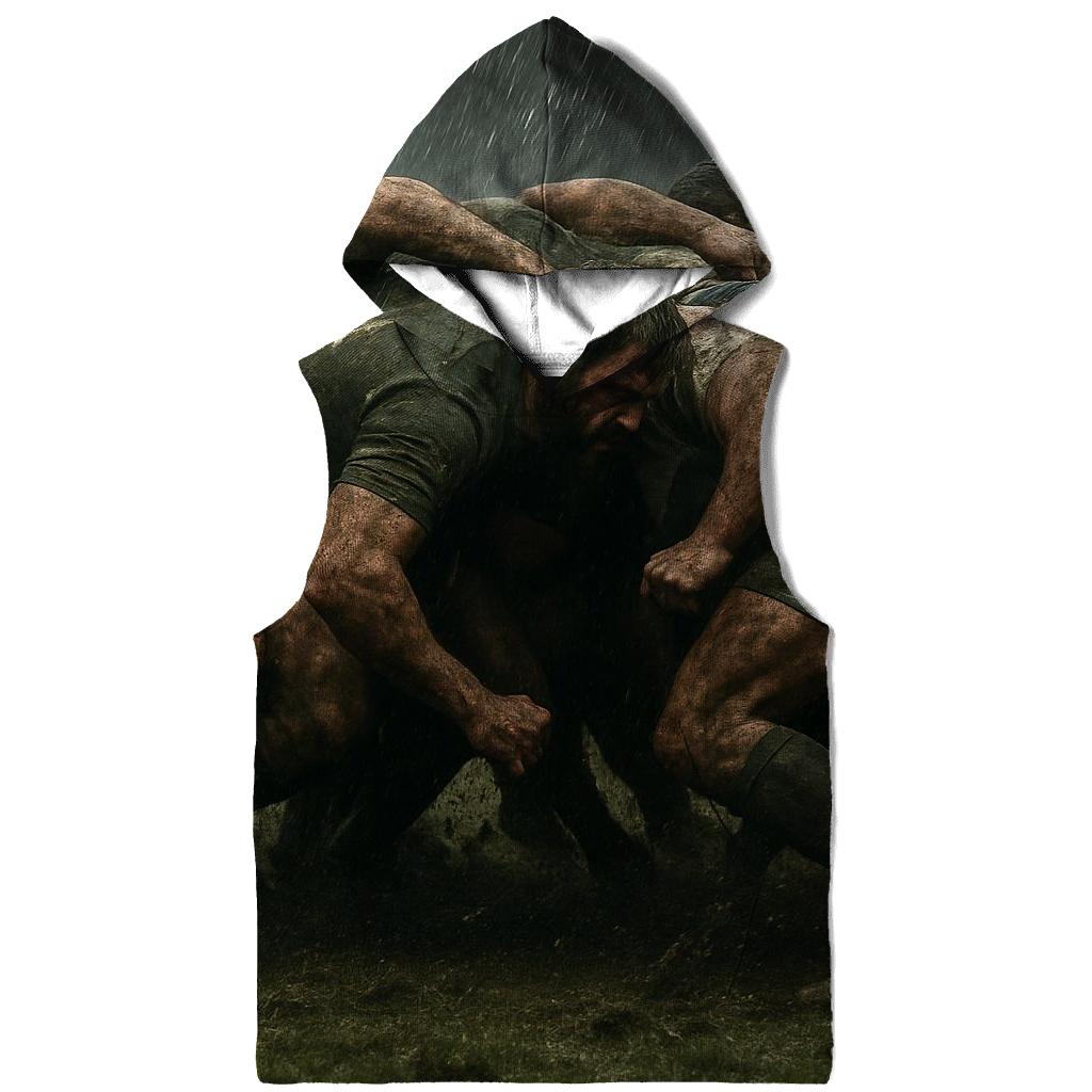 Rain Soaked Rugby Scrum hoodie styles