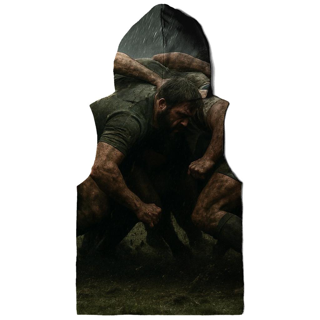 Rain Soaked Rugby Scrum hoodie styles