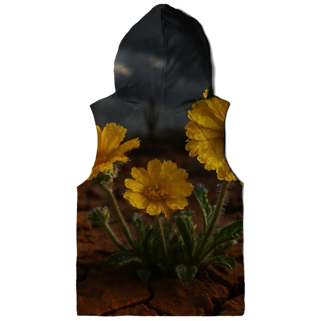 Desert Marigolds After First Monsoon printed hoodies