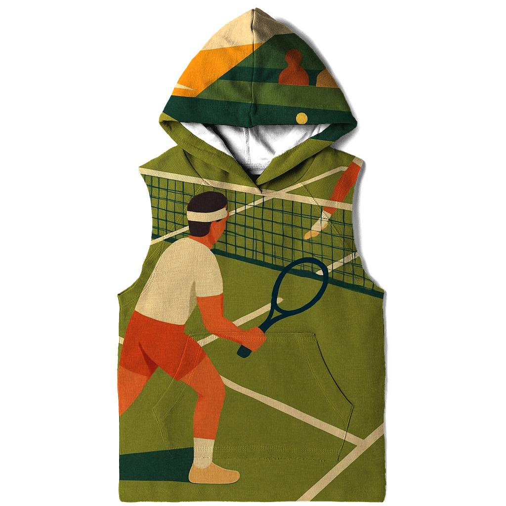 Sunburst Tennis Match hoodie trends